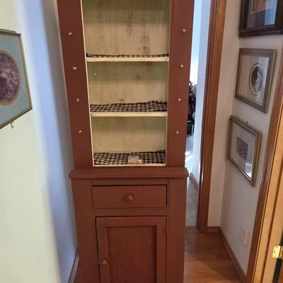 Antique 2 Piece Display Hutch 