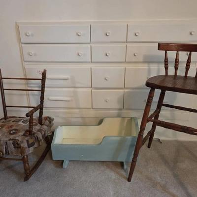 Misc Wood Doll Furniture 