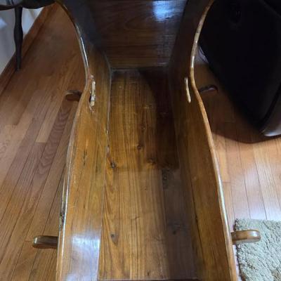 Vintage Cradle With Bunny