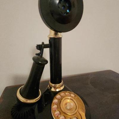 Western Electric Candlestick Antique Telephone July 1973