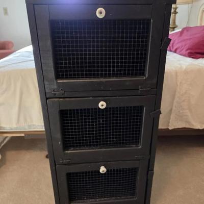 Vintage Black Cabinets