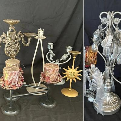 Collection Of Decorative Candle Holders