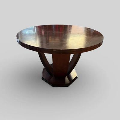 Round Wood Table
