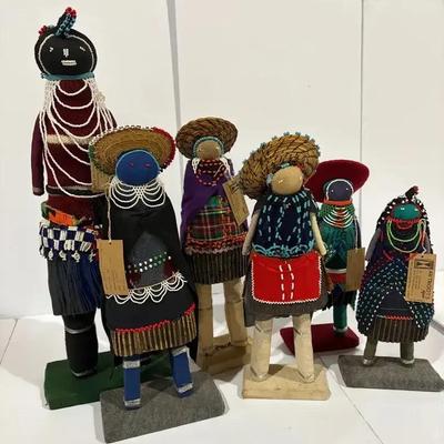 South African Ndebele Beaded Dolls 