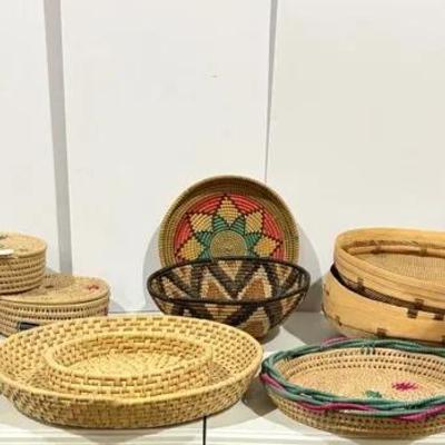 South African Handmade Grass Baskets 