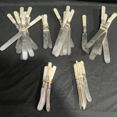 Sale Photo Thumbnail #117: Sterling & Mother of Pearl