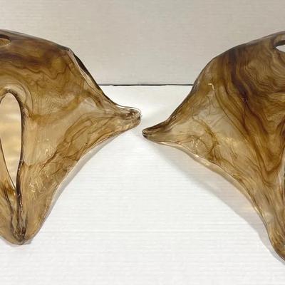 Art Glass Pendant Light Shades (WH4)