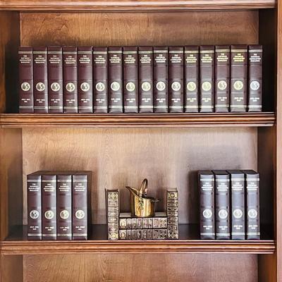  Vintage National Geographic Magazine Cases EMPTY Bound Volumes Collection- GREAT for Decorating your Shelves