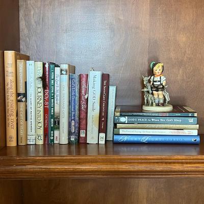  Vintage Hummel Figurine with Religious and Inspirational Book Collection
