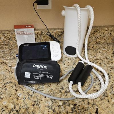  Omron Blood Pressure Cuff Paired with Sock Aid
