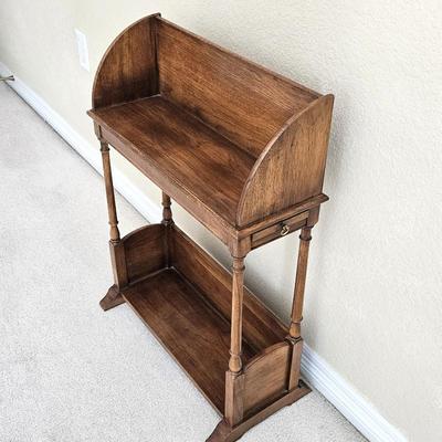 Antique Solid Oak Expandable Bookstand / Bookshelf – Small Size, High Quality