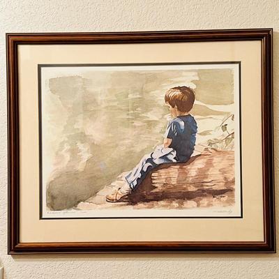 Vintage 1982 M. Ballarby Limited Edition Print "Onslow Afternoon" 7/200