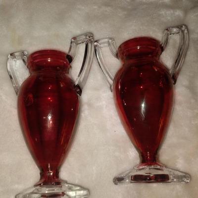 Ruby vases