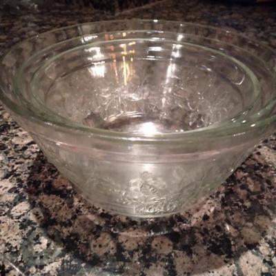 Clear pyrex