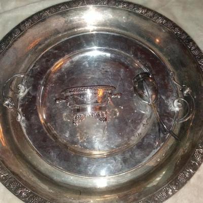 Danish silver tray