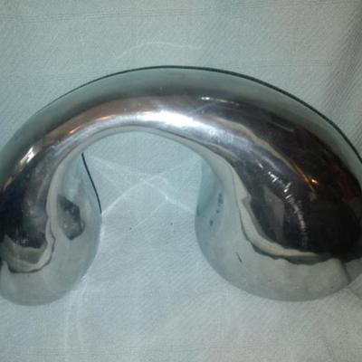 Chrome mcm  blob sculpture