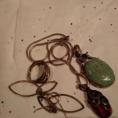 Sterling silver jewelry plus lots more