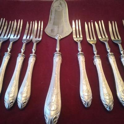 800 sterling silver flatware from france