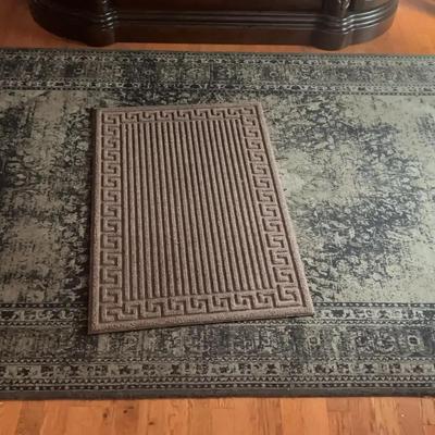 Area Rugs Including 2' x 3' Rug and 57" x 8' Runner with Non-Slip Pad