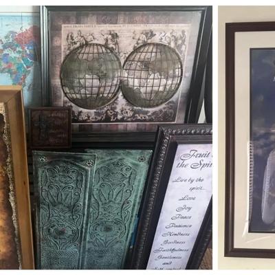 Framed Pictures and Scripture Wall Art Collection