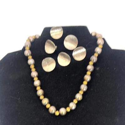 65g Total Sterling silver necklace, Earrings