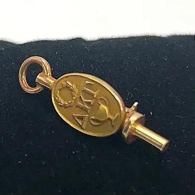 10k vintage Delta Kappa Gamma Sorority key pin 2.1g Total