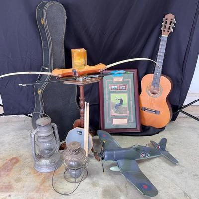 Jordan Spieth framed photo, Bow, Arrows, Guitar, Baseball, Vintage Lanterns, Vintage Whistle