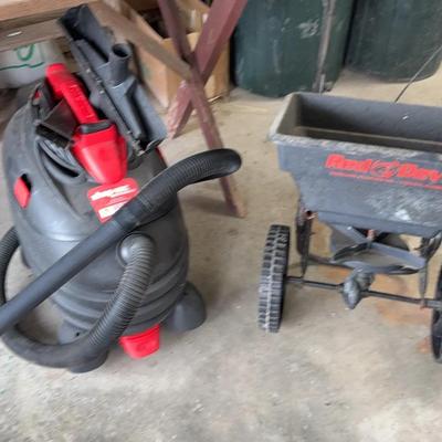 Shop Vac And Fertilizer Spreader