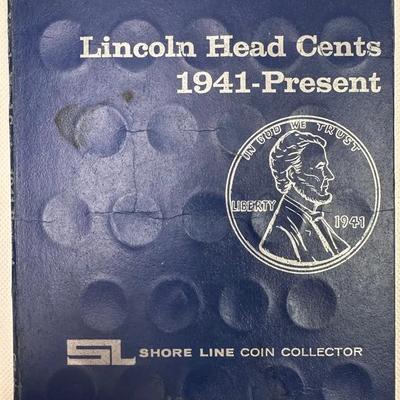 Vintage Lincoln Head Cent Collection (1941–1963) Shore Line Album