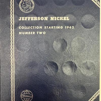 Whitman Jefferson Nickel Collection #9039, Includes Buffalo Nickel