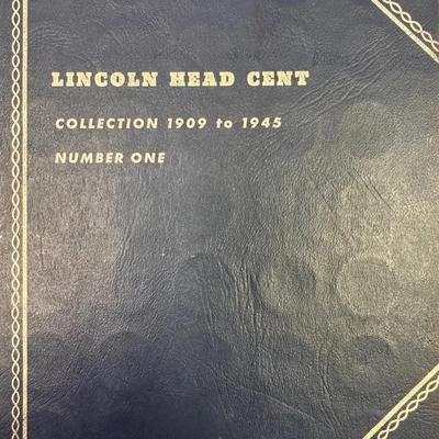 Lincoln Head Wheat Cent Collection (1909–1945) - Whitman Folder No. One