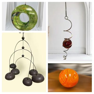 Outdoor yard art glass and more