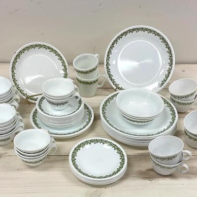 Vintage corelle spring blossom dishes
