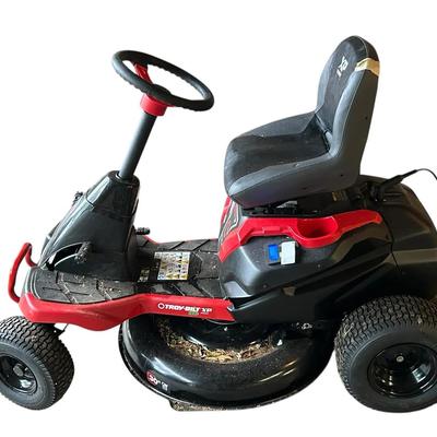 Troy-Bilt 30-inch, 56-volt battery-powered lithium-ion tractor, model TB30E XP (33AA27JDB66)