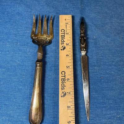 Two silverplate objects de art