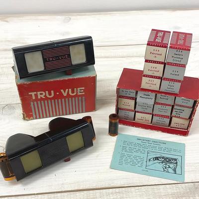 Tru vue viewing holders and variety of film stories