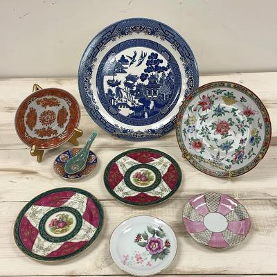 Decorative plates made in occupied japan and more