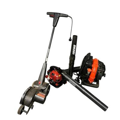 Gas blowers and electric edger
