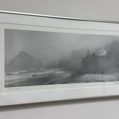 “Heceta Head” Charcoal Drawing