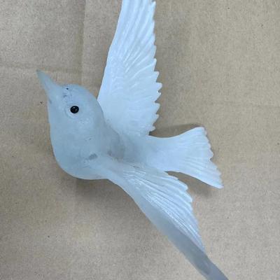 Frosted Glass Sparrow Wall Art