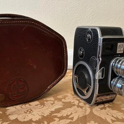 VTG Bolex Paillard B8 8mm Movie Camera w/Leather Case