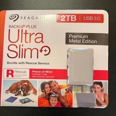 Seagate Backup Plus Ultra Slim 2TB Portable External Hard Drive