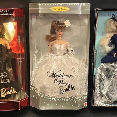 Lot of 3 Special Edition Barbie Dolls From The 1990’s