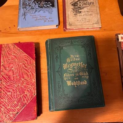German Antique Book Lot 