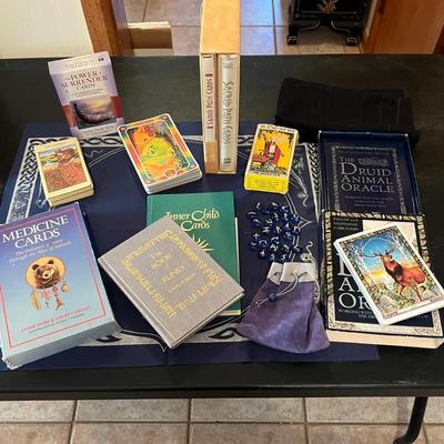 Tarot And Oracle Cards Lot / Runes And Books Included 