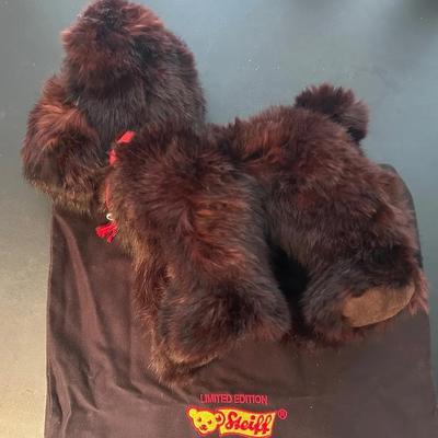 German Original “Button In Ear” Steiff Plush Dog Limited Edition