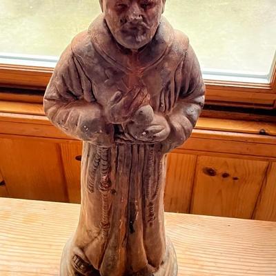 Saint Francis Metal Statue 