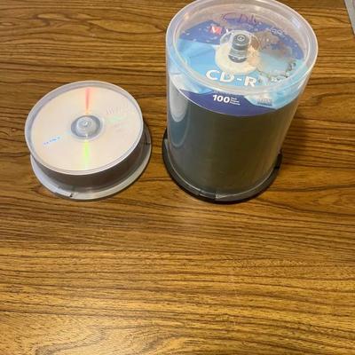 CD-R Pack Of 100 And DVD-R 25 Pack 