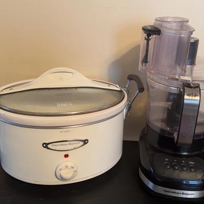 Hamilton Beach Food Processor & Hamilton Beach Stay or Go Crockpot