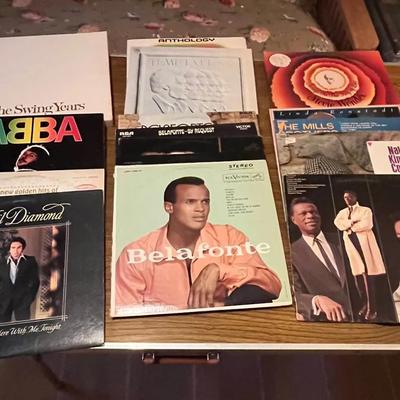 Vintage Lot Of 15+ Vinyl Records / Various American Music Genres 